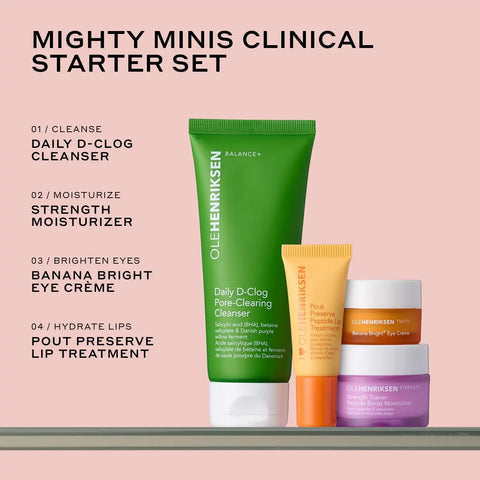 Mighty Minis Clinical Skincare Starter Set