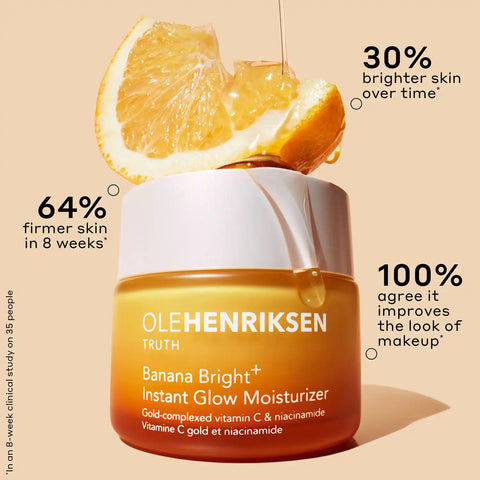 Banana Bright+ Instant Glow Moisturizer with Vitamin C and Niacinamide