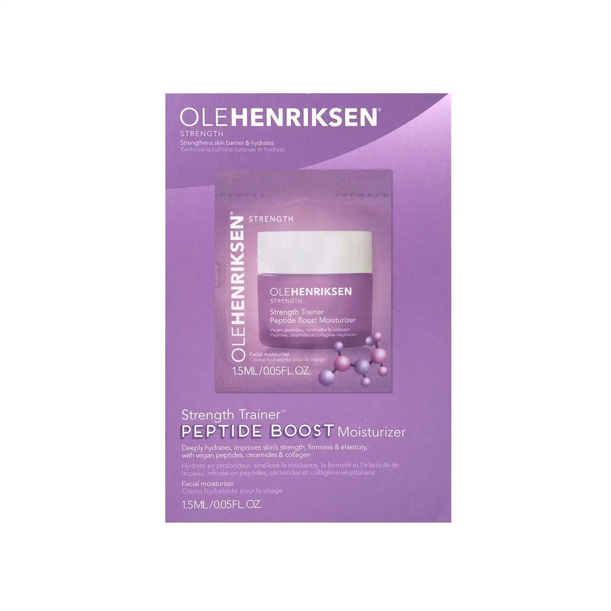 Strength Trainer Peptide Boost Moisturizer Packette