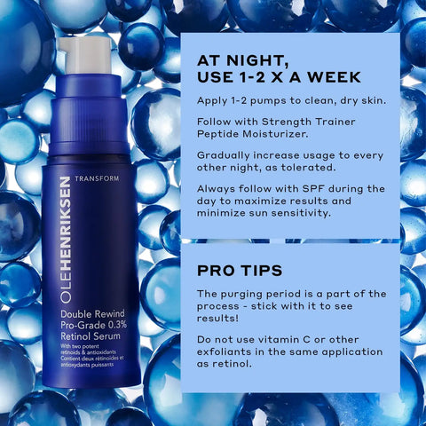 Double Rewind 0.3% Pro-Grade Retinol Serum