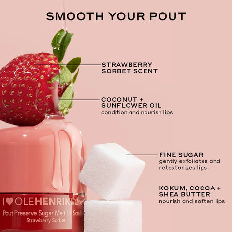 Pout Preserve Sugar Melt Lip Scrub